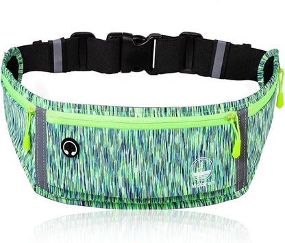 Slim Running Belt Fanny Packs for Women Men, Waist Pack Running Fanny Pack Money Belt Phone Holder for Running Sports Hiking Cycling