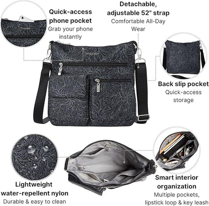 Baggallini Women's Modern Everywhere Slim Crossbody