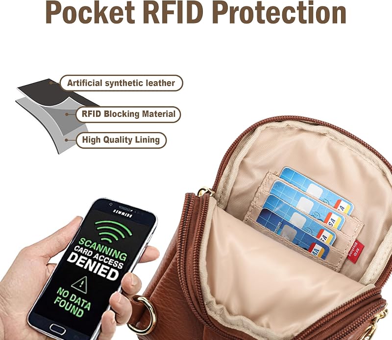INICAT Small Sling Bag for Women Everyday & Travel Crossbody Bags Lightweight Cross Body Purses Vegan Leather