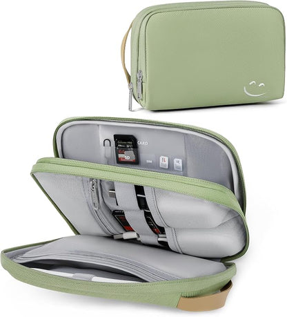 Travelkin Travel Cord Organizer, Cable Organizer For Electronic Accessories | Expandable electronics organizer, charger organizer, travel case, Large Capacity tech pouch for Card,Usbs, travel essentials