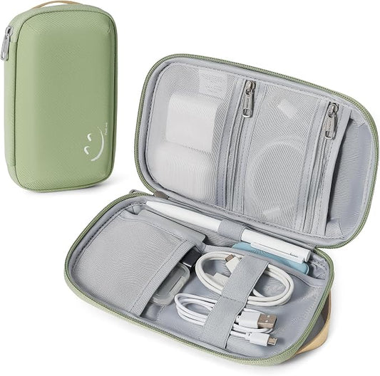 Travelkin Travel Cord Organizer, Cable Organizer For Electronic Accessories | Small electronics organizer,charger organizer travel case, lightweight tech pouch for Card,Usbs, travel essentials