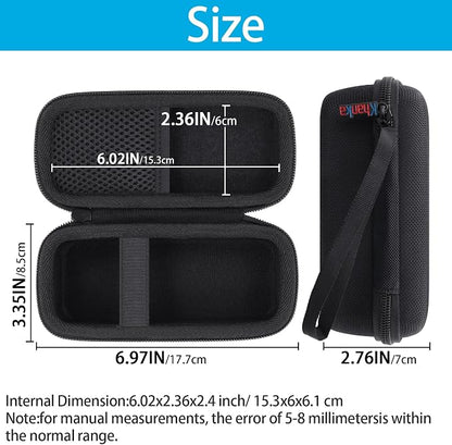 khanka Hard Travel Case for Anker Prime Power Bank, 20100mAh 220W(A110B) /20000mAh,200W(A1336),Case Only (Black)