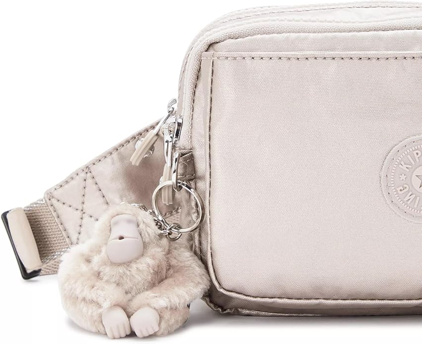 Kipling Women’s Abanu Multi Crossbody Bag, Lightweight, Adjustable Nylon Waist Pack with Multi-Compartment Zip Pockets