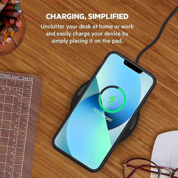 Battery Case for iPhone 13, [10000mAh] Enhanced Rechargeable Portable Protective Qi Wireless Charger Case Battery Pack Support CarPlay Wireless Charging Cover Compatible with iPhone 13(6.1 inch)-Black