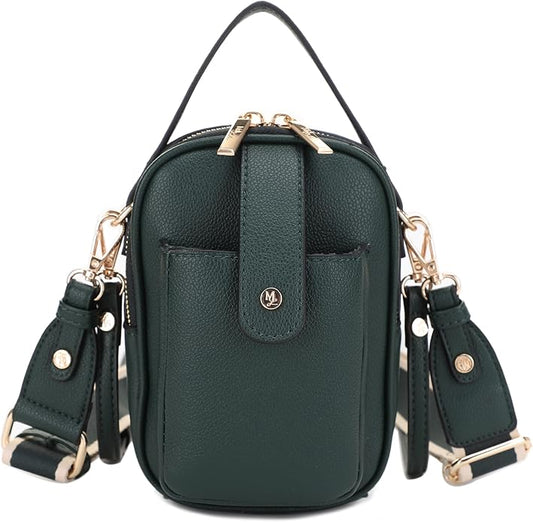 Mali+Lili Gail Vegan Leather Multi Compartment Crossbody Bag