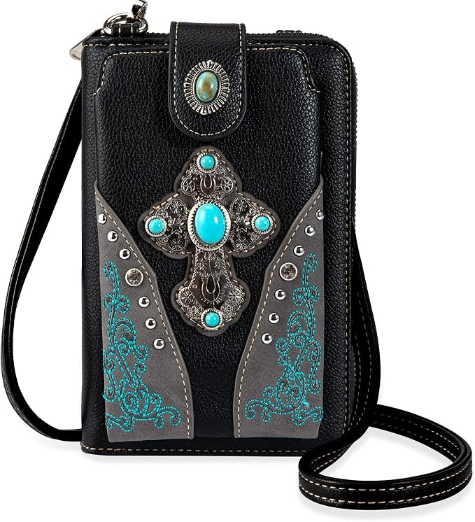 Montana West Small Crossbody Bags for Women Western Handbag with Cash Slots