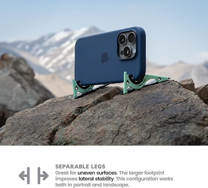 Pocket Tripod PROv2 Wallet-Size iPhone Tripod - Universal Kit (Jasper Green)