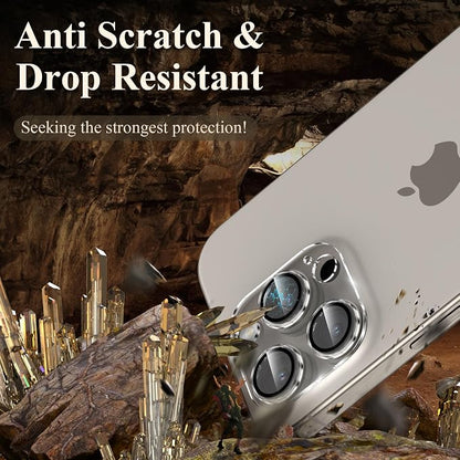 YWXTW Camera Lens Protector for iPhone 15 Pro/iPhone 15 Pro Max, [6th Gen Clear Version] Ultra Slim HD Tempered Glass Screen Protector Camera Cover Accessories, Anti Scratch, Night Shooting, Case