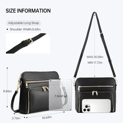 Crossbody Purses for Women Small Crossbody Bags for Women with Built in RFID Wallet