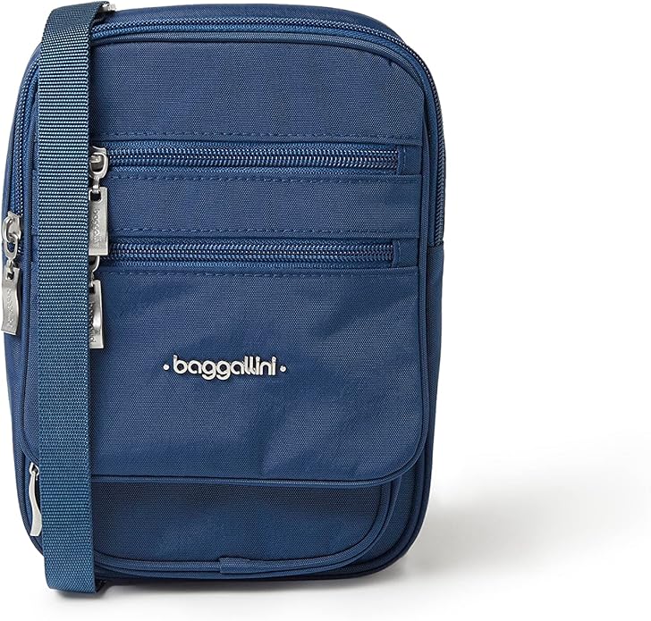 Baggallini Journey Crossbody Bags for Women 9x6 Small Lightweight Travel Handbag W/RFID