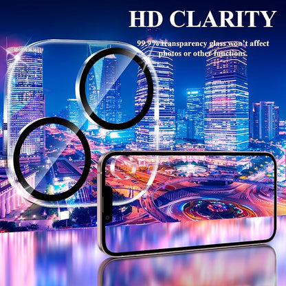 YWXTW [5 Pack Designed for iPhone 15 Camera Lens Protector, for iPhone 15 Plus Camera Lens Protector, Night Shooting Mode, Anti Scratch HD Clear 9H Hardness Tempered Glass
