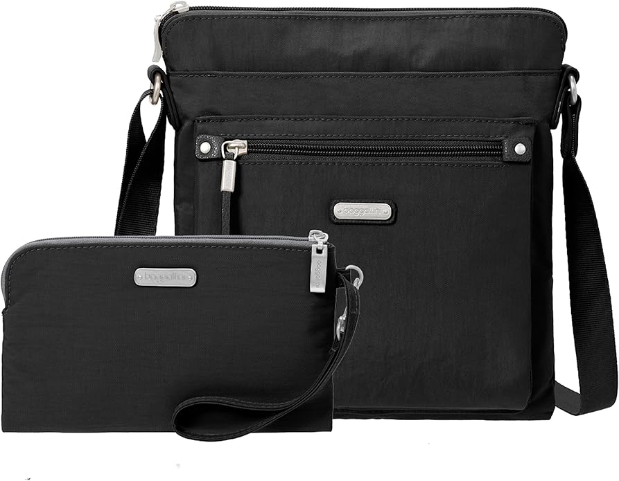 Baggallini womens Go Bagg With Rfid Phone Wristlet