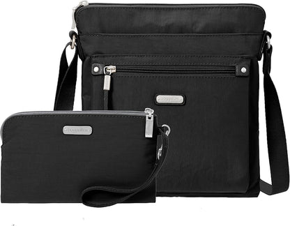 Baggallini womens Go Bagg With Rfid Phone Wristlet