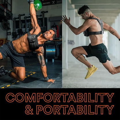 Fitdom Tactical Inspired Lightweight Running Chest Pack For Men With Built-In Phone Holder. A Sports Utility Rig Vest Made For Workouts And Outdoor