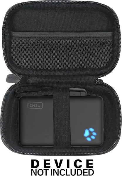 CaseSack Case for INIU Portable Charger 2-Ultra Slim (Black)