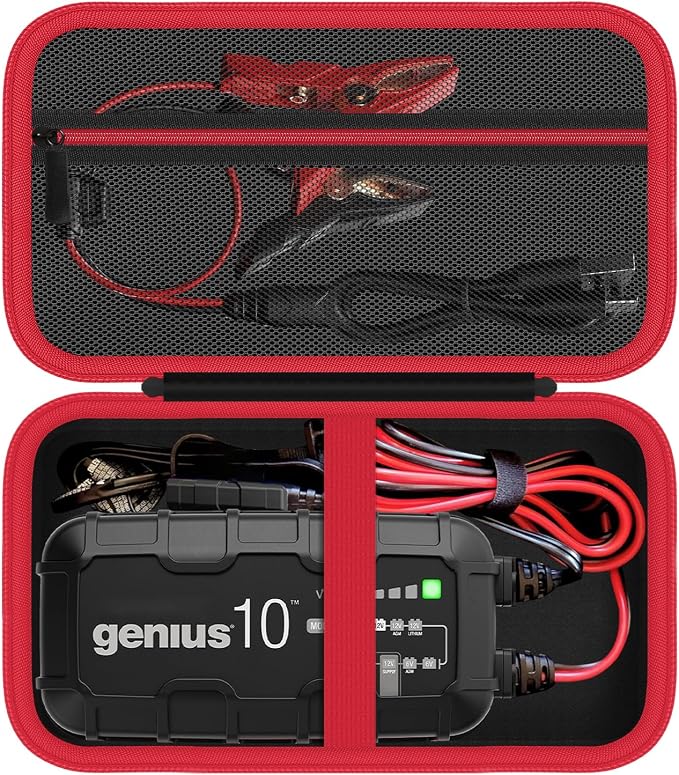 Hard Case for GENIUS10 / Boost X GBX45 / GB50 UltraSafe Car Battery Jump Starter, Portable Storage Jump Starter Box (Case Only)