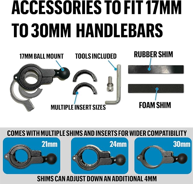 The dashcam.Bike Phone Mount: The Best Bicycle Phone Holder That Reduces Shake Without Blocking Your Camera [Low-Profile Clamp]