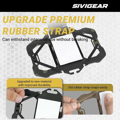 Tactical Phone Holder,Plate Carrier Phone Mount Not Block the Phone Camera Molle Phone Holder for Hunting,Duty,Hiking