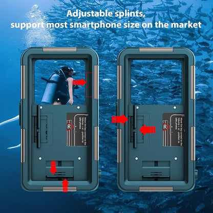 Universal Scuba Diving[50FT/15M] Underwater Snorkeling Waterproof Phone Case for Samsung Galaxy S25/24/S23/S22 Ultra/Plus Google Pixel Motorola Huawei/LG Series[Right Volume Button],Teal