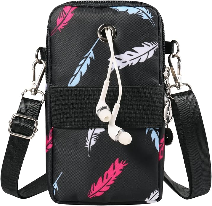 Cell Phone Crossbody Zipper Purse Armband Wallet Pouch for Samsung Galaxy S26 Ultra S25 S24 S23 FE A17 A16 A15 A26 A36