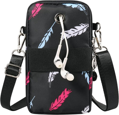 Cell Phone Crossbody Zipper Purse Armband Wallet Pouch for Samsung Galaxy S26 Ultra S25 S24 S23 FE A17 A16 A15 A26 A36