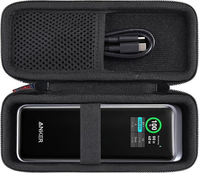 khanka Hard Case for Anker 100W Charging Base + Anker Prime 27,650mAh 250W