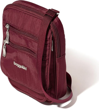 Baggallini Journey Crossbody Bags for Women 9x6 Small Lightweight Travel Handbag W/RFID