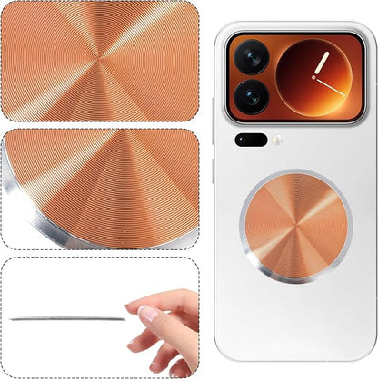 Phone Plate, 8 Pack Round Magnetic Plate 1.26 Inch (3.2cm) Universal Metal Disc for Magnetic Car Mount, Strong Adhesive Replacement Patch