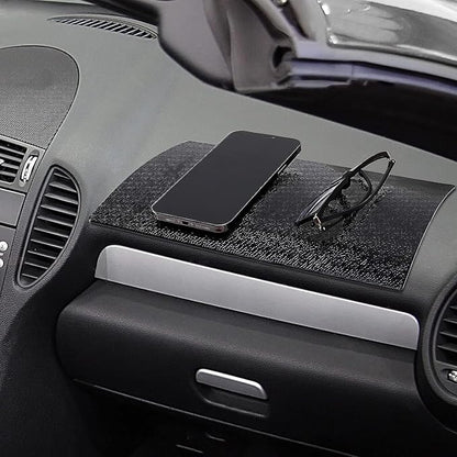 Non-Slip Car Dashboard Sticky Pad – Extra Thick 6.5"x4.5" MINI-FACTORY Fixate Gel Mat for Phones, Glasses, Keys – Anti-Slip Grip (2 Pack)