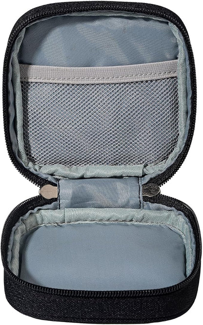 Mini Travel Carry Storage Case, Portable Charger Case Organizer, Small Pouch Compatible with MacBook Power Adapter, Tech Bag for Laptop Accessories Cables, Cords, USB Drives, Power Bank, Earphones