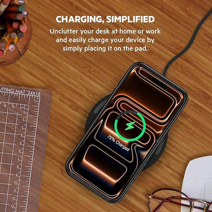 Battery Case for iPhone 17 Pro Max, Enhanced 12000mAh Portable Protective Wireless Charging Case Support Carplay Compatible with iPhone 17 Pro Max (6.9 inch) Rechargeable Battery Charger Cover(Black)