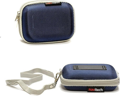 Navitech Blue Power Bank EVA Cover/Case/Travel Case Compatible With Anker Power Bank, PowerCore+ Mini (3350mAh Premium Aluminum Portable Charger)