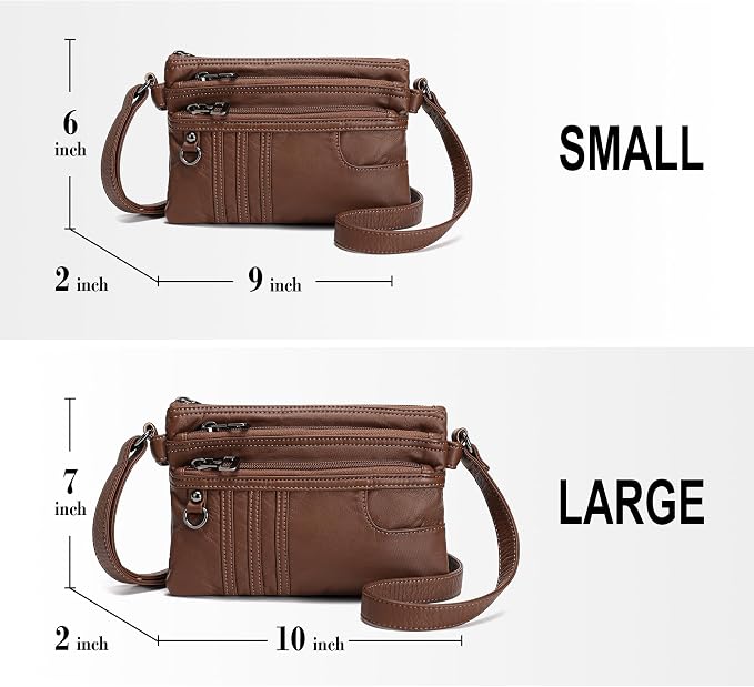 MINICAT Multiple Pockets Small Crossbody Purse Cell Phone Purse Shoulder Bags for Women Cross Body Bag for Woman
