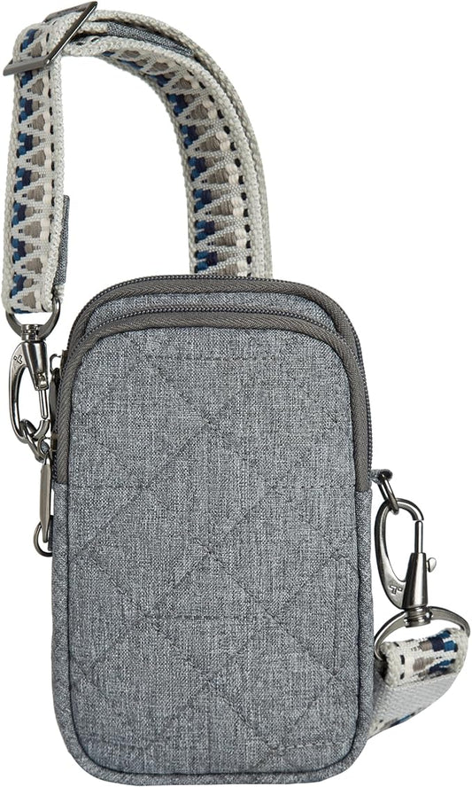 Travelon Anti-Theft Boho 2 Compartment Phone Crossbody