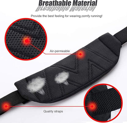 Waterproof Running Belt Bag Waist Pack,Sport Fanny Pack Pouch for Men Women,Runners Phone Holder for iPhone 17 16 15 14 13 12 11 Pro Max XS XR X 8 Plus Galaxy,Workout,Jogging,Exercise,GYM,Dog Walking