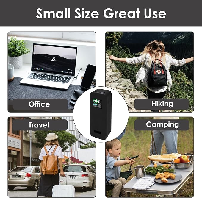 Silicone Power Bank Case Compatible with Anker 27650mAh 250W, Shock-Absorbing Protective Cover with Precise Cutouts, Portable Design (Black)
