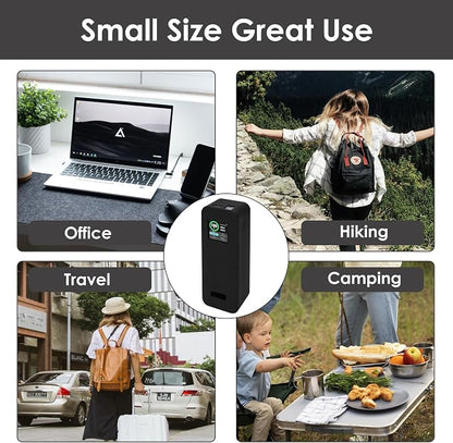 Silicone Power Bank Case Compatible with Anker 27650mAh 250W, Shock-Absorbing Protective Cover with Precise Cutouts, Portable Design (Black)