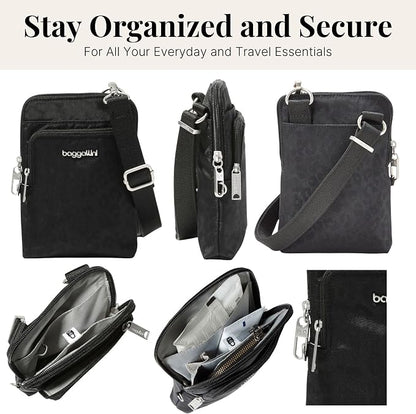 Baggallini Women's Securtex Anti-theft Activity Crossbody Bag