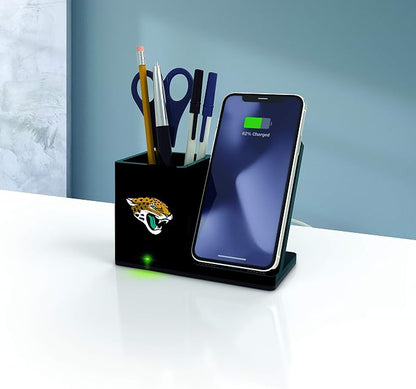 SOAR NFL Unisex Wireless Charging Stand and Desktop Organizer