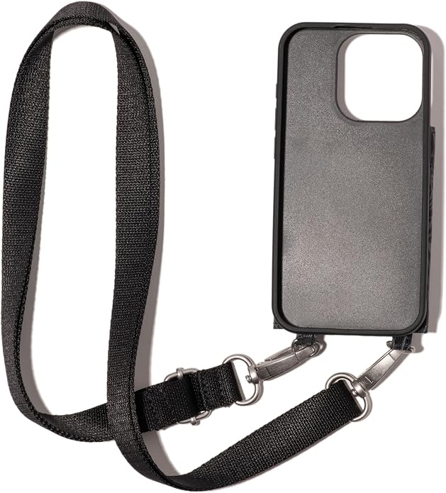 Baggallini On The Go iPhone Card Case Crossbody - Lightweight iPhone Case Designed for iPhone 13, iPhone 14, iPhone 15 and iPhone 15 Pro
