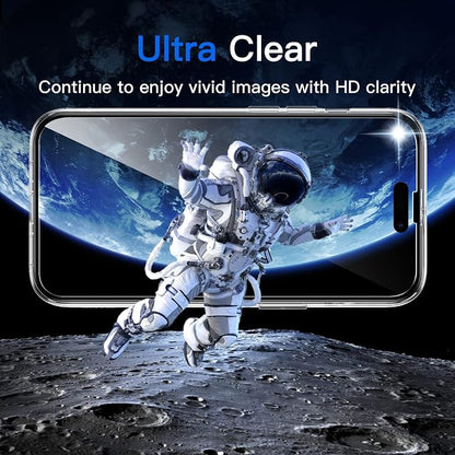 JETech 5 in 1 Case for iPhone 14 Pro Max 6.7-Inch, with 2-Pack Screen Protector and Camera Lens Protector, Non-Yellowing Shockproof Bumper Phone Cover, Full Coverage Tempered Glass Film (Clear)
