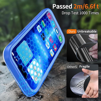 Cozycase TOP Waterproof Case for iPhone 17 Pro Max - Military Heavy Duty 360 Shockproof Full Body with Screen Camera Protector Double IP68 Water Dust Drop Proof Hard Rugged 17PM Front Back Slim Cover