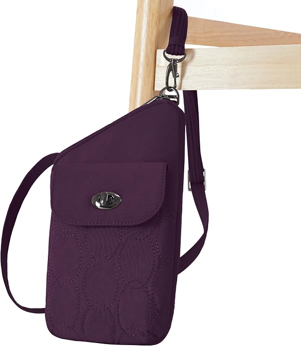 Travelon Anti-Theft Runways Slim Assymetric Crossbody