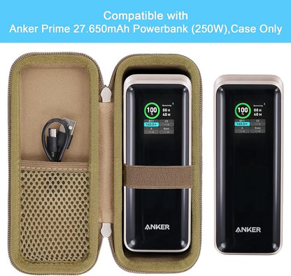 khanka Case for Anker Prime Power Bank 27650mAh 250W,Case Only (Golden).
