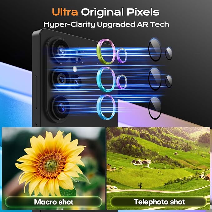 Camera Lens Protector for Samsung Galaxy S26 Ultra, Sapphire Glass Metal Individual Camera Cover Screen, Anti-drop, Case Friendly- Colorful