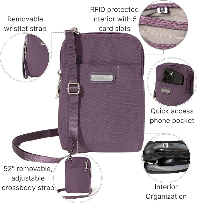 Baggallini The New Classic Collection Take Two RFID Bryant Crossbody