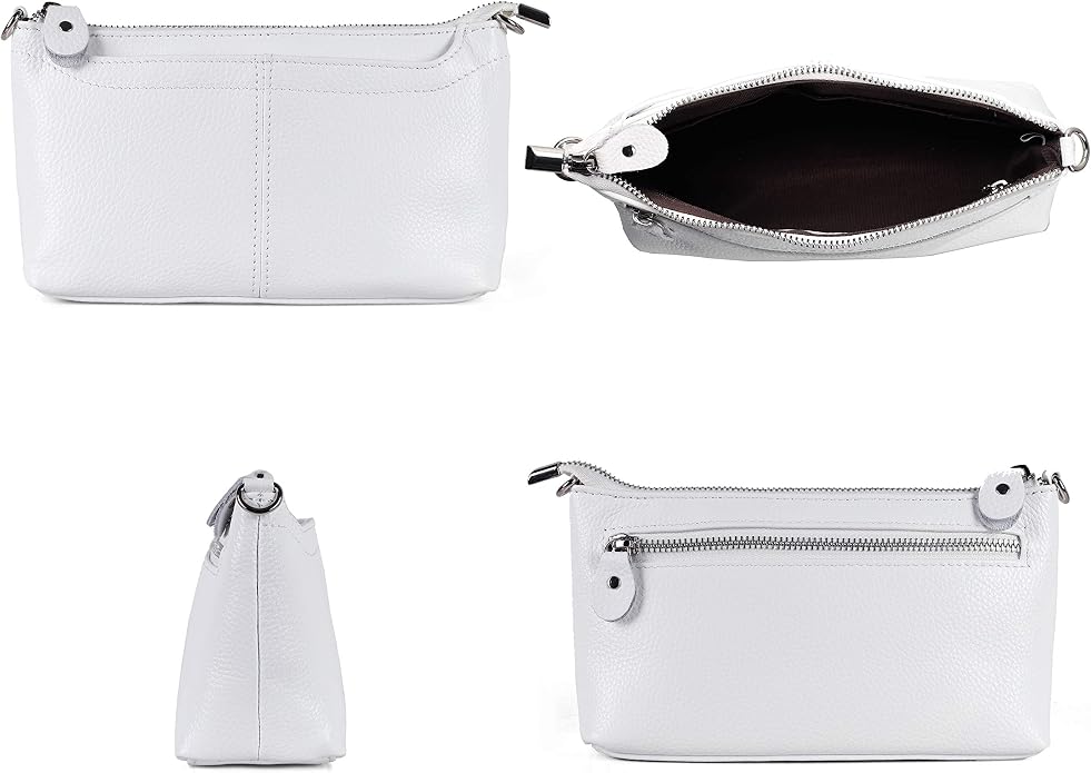 befen Genuine Leather Wristlet Clutch Wallet Purses Small Crossbody Bags for Women with RFID Blocking Card Slots