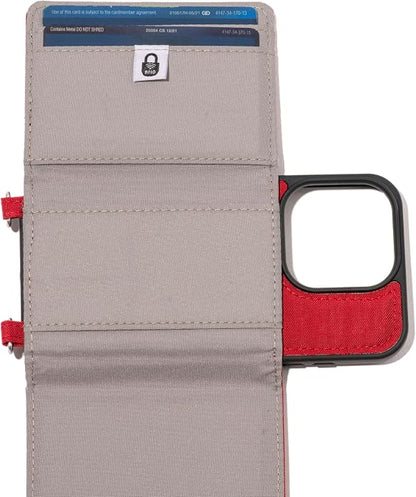 Baggallini On The Go iPhone Card Case Crossbody - Lightweight iPhone Case Designed for iPhone 13, iPhone 14, iPhone 15 and iPhone 15 Pro