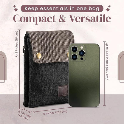 katloo Small Crossbody Cellphone Purse Bag With Shoulder Strap, Travel Pouch Women Passport Phone Holder Wristlet Wallet