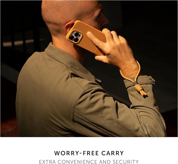Native Union Sling – Adjustable & Detachable Phone Strap – Compatible with iPhone 16, 15, 14, 13 and most Smartphones – Made with 100% Durable & Recycled Materials (Apricot Crush)